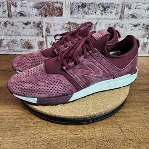 Size 13 - New Balance 247 Burgundy Running Training Jogging Sneakers